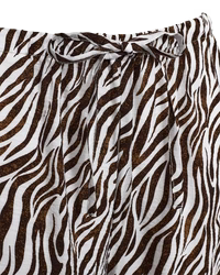 Freequent - 208115 FQMELE-PANTS - BRILLIANT WHITE/COFFEE BEAN / pants